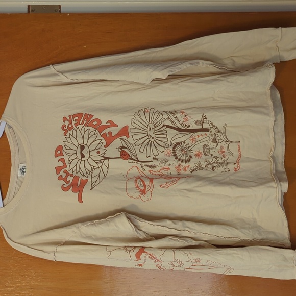 Free People Care FP Wildflower Doodles Tee - Picture 2 of 3